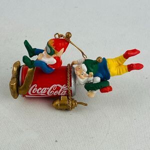Coca-Cola Christmas Ornament‎ Blast Off Bottling Works Collection 1995